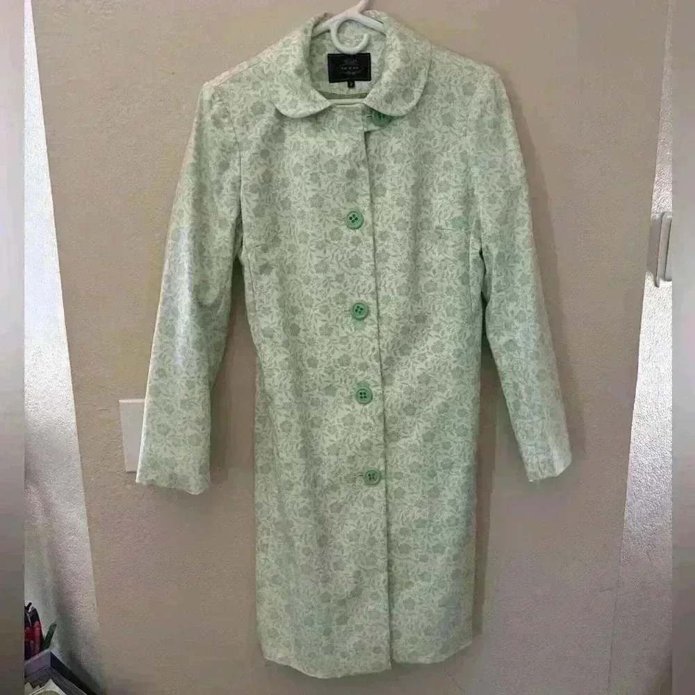 Vintage Floral Coat by Tocca with real silk lining